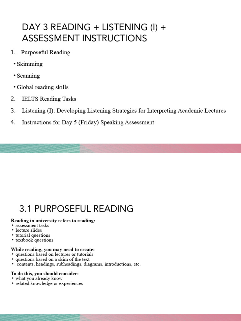 Class 1 - Skimming Scanning | PDF | Speed Reading | Phobia