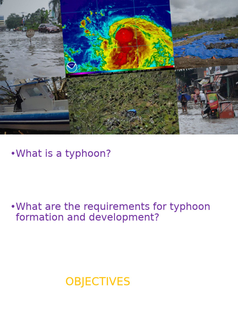 Understanding Typhoon Formation and Risks | PDF