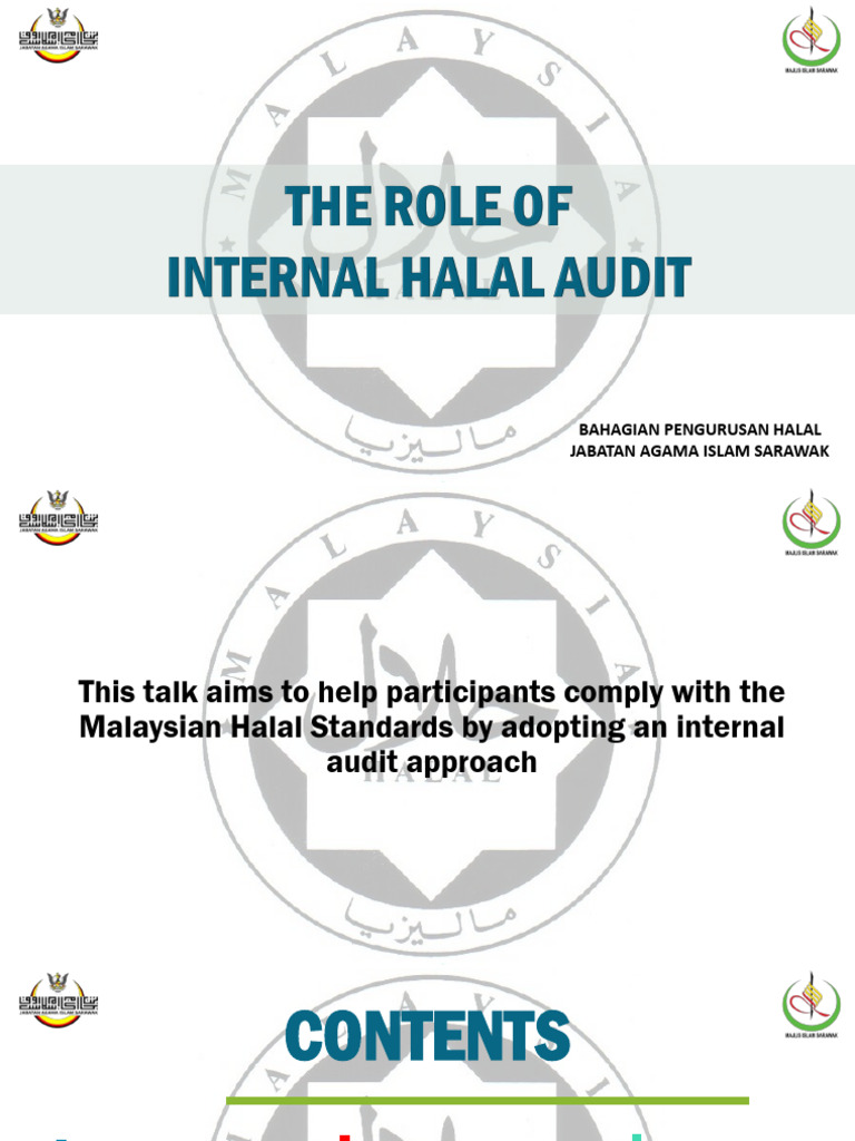 Internal Halal Audit Guidelines | PDF | Audit | Internal Audit