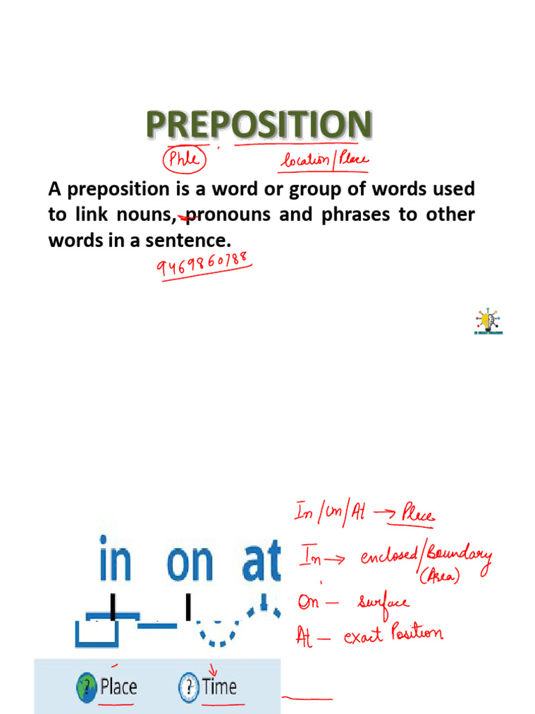 Understanding Prepositions and Usage | PDF | Workweek And Weekend ...