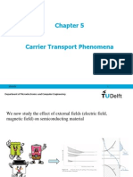 Carrier Transport Phenomena: Department of Microelectronics and Computer Engineering