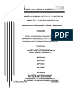 Diseño de Un Proceso para La Obtención de Piretro A Partir de Chrysanthemum Parthenium A Usarse Como Insecticida Doméstico en Mosquitos