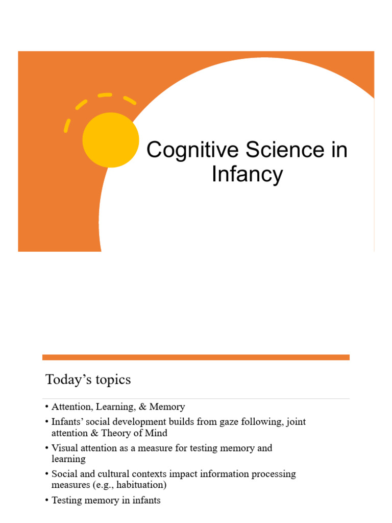 Cognitive Science Insights on Infant Development | PDF | Attention | Memory
