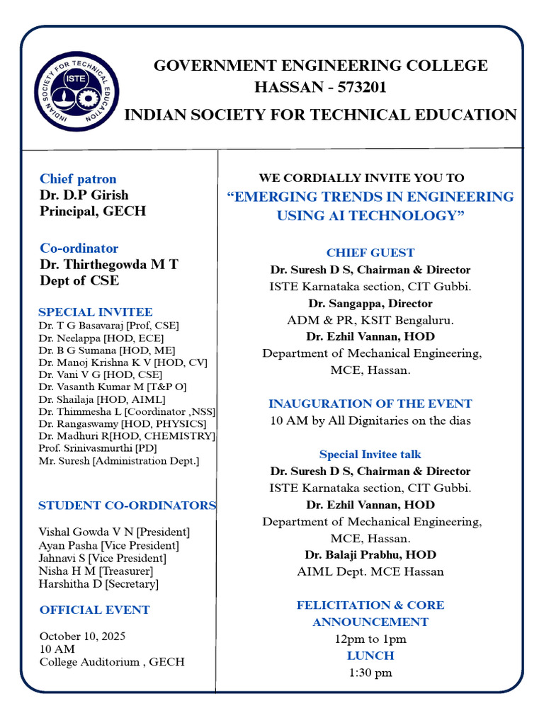 AI Trends Conference at GECH 2025 | PDF