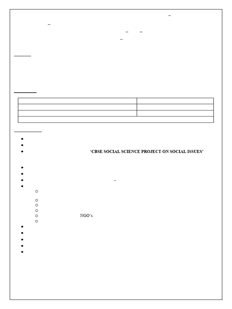 Class 10 SST Project Guidelines 2025-26 | PDF