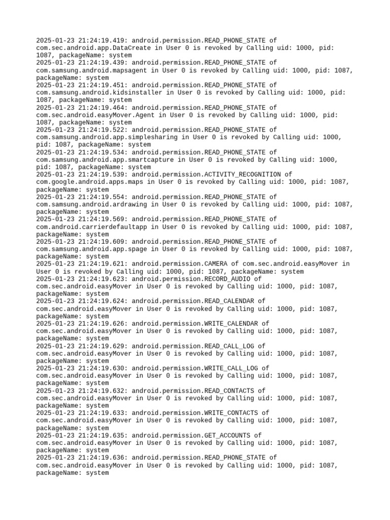 Revoked Permissions in Android 21 | PDF | Android (Operating System ...