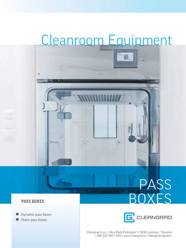 Custom Cleanroom Pass Boxes Solutions | PDF | Door