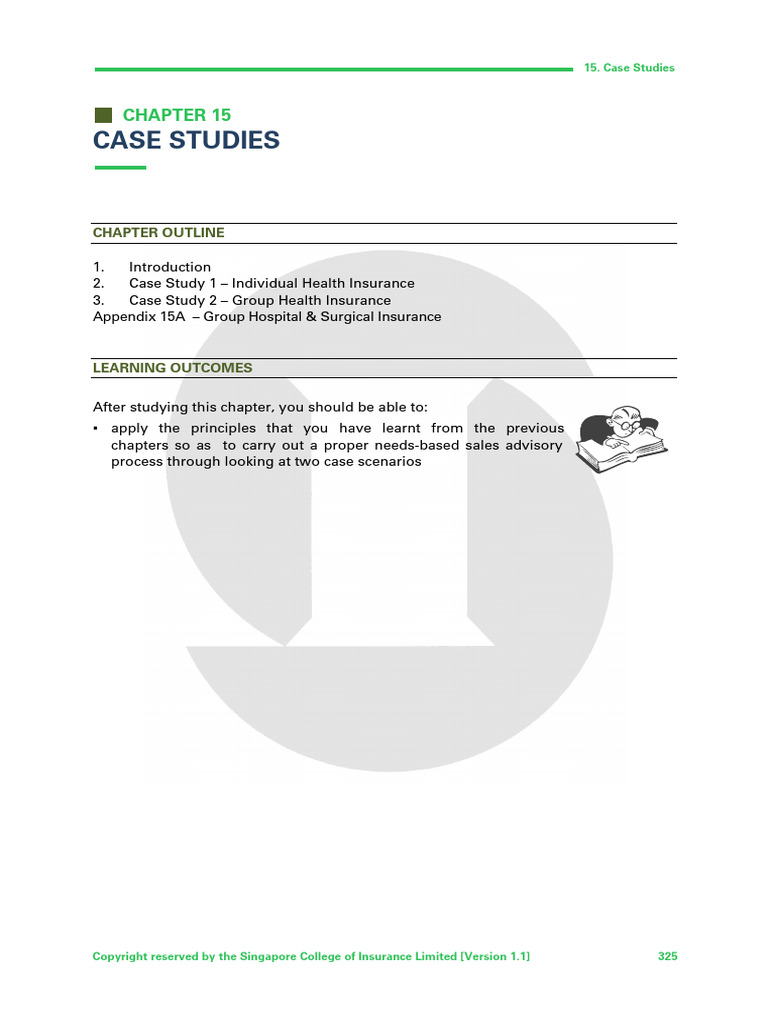 Health Insurance Case Studies Overview | PDF | Insurance | Life Insurance