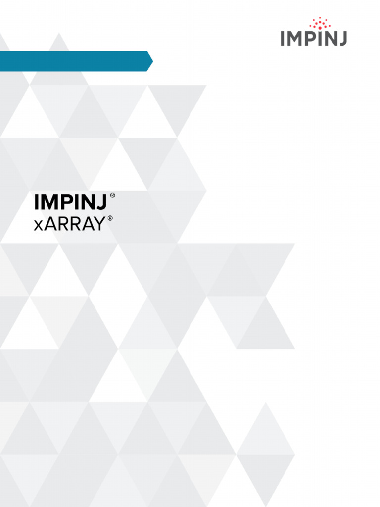 Impinj xArray Gateway Datasheet | PDF | Antenna (Radio) | Radio ...