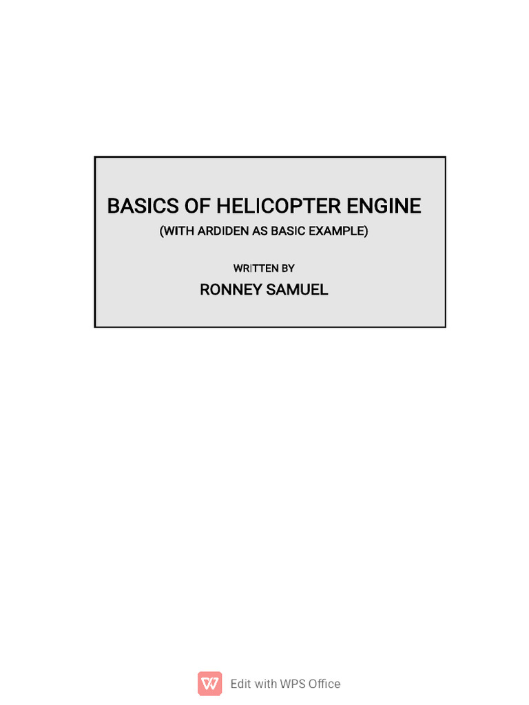 AS350 Helicopter Engine Regulation Basics | PDF | Valve | Fuel Injection
