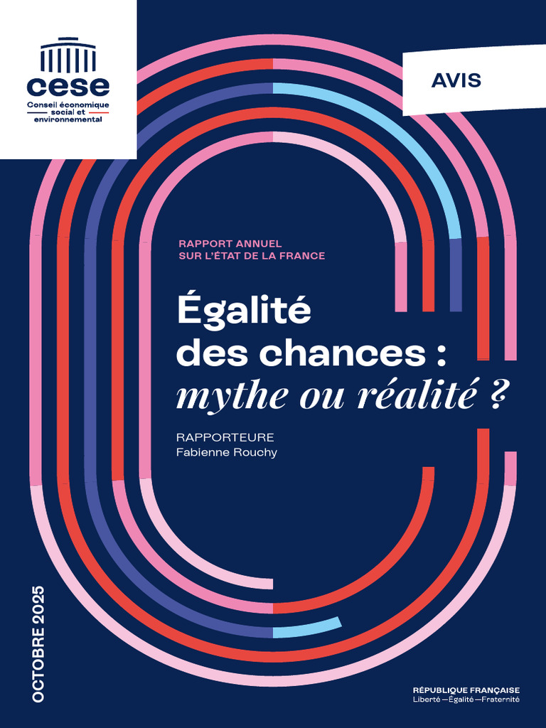 Égalité des chances en France 2025 | PDF | Inégalité sociale ...