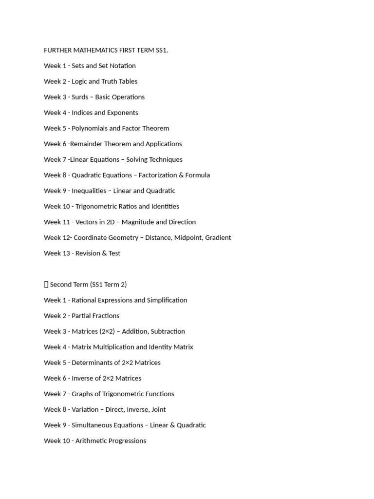 FMTH Post Basic 1-3 | PDF | Matrix (Mathematics) | Equations