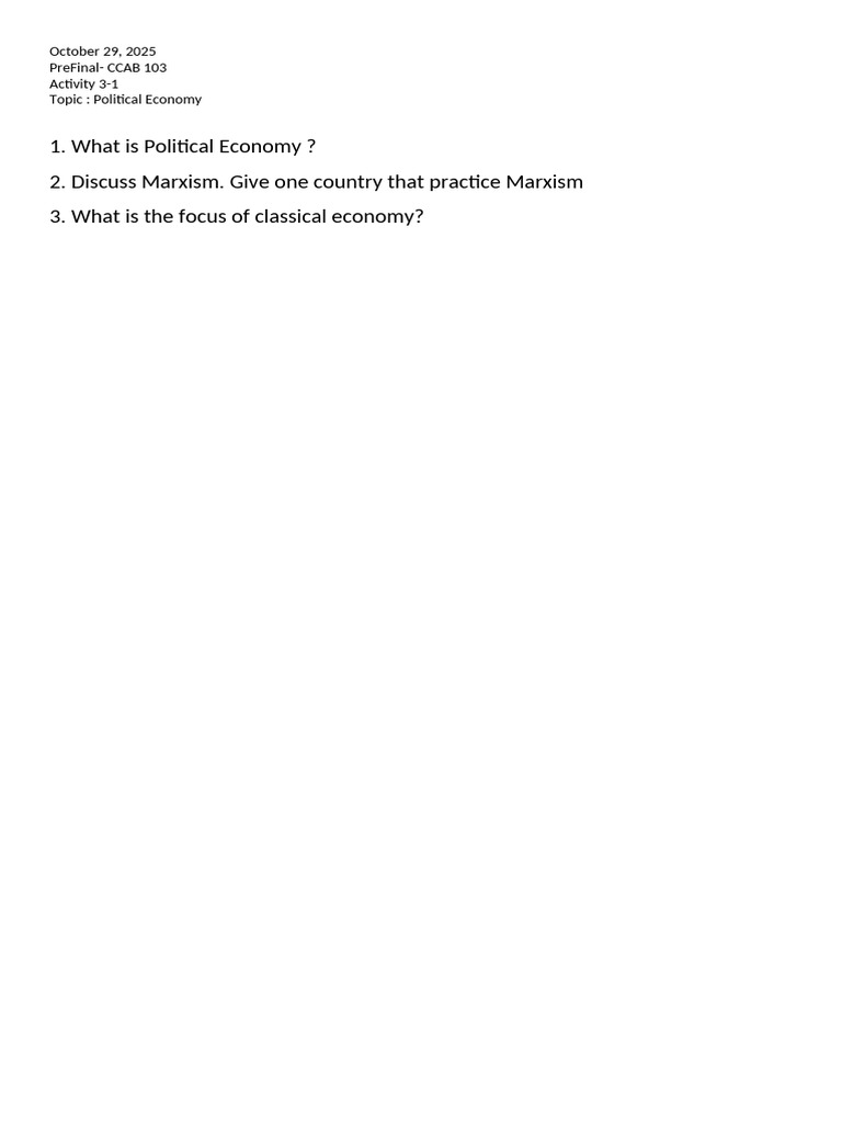 Activity 3 1 Prefinal | PDF