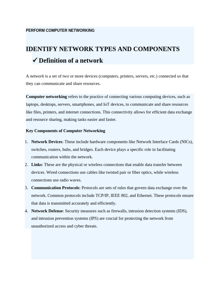 Understanding Computer Networking Basics | PDF | Computer Network ...