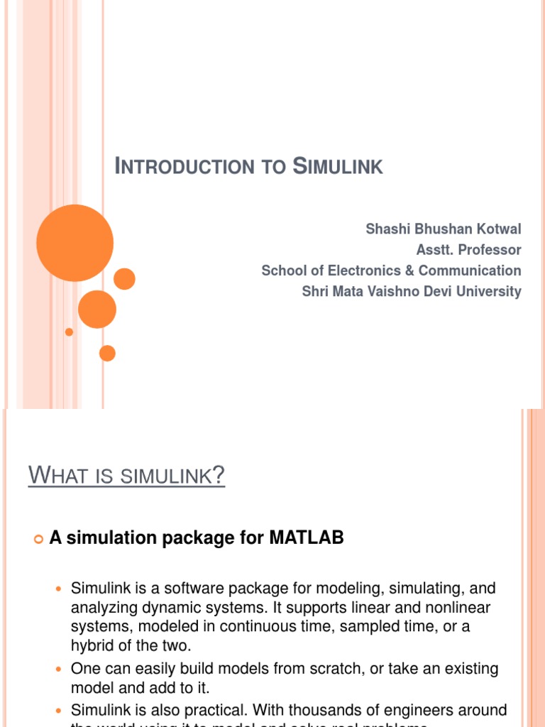 Introduction to Simulink Basics | PDF | Computers