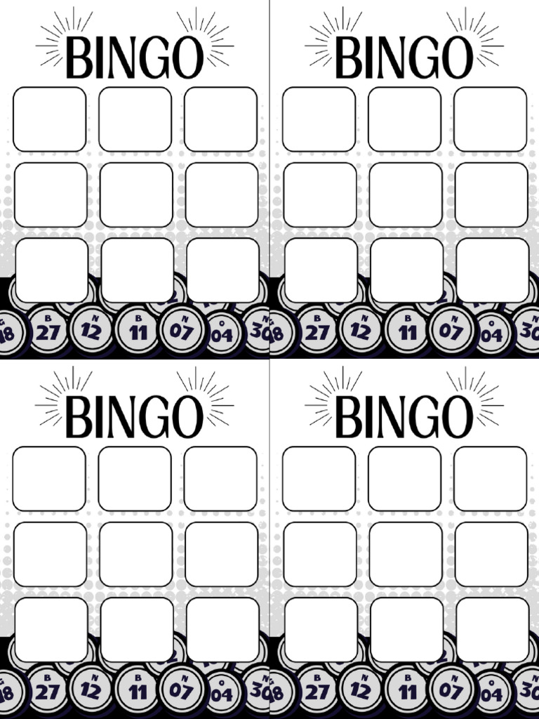 Bingo Plantilla | PDF