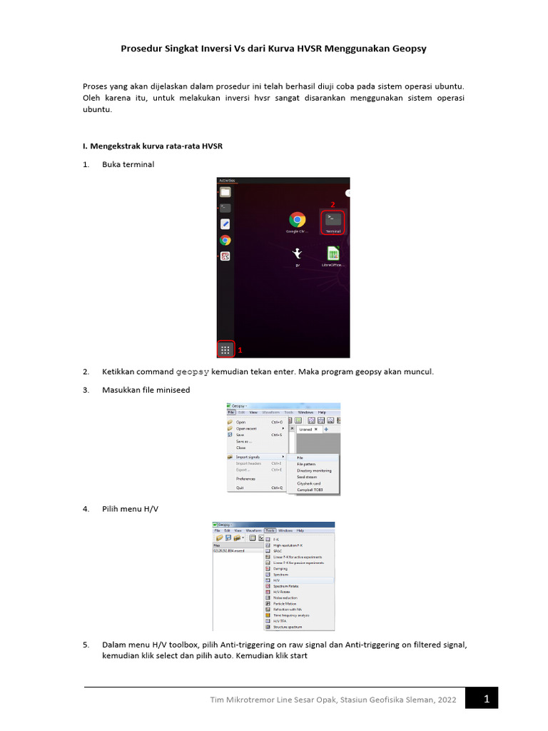 Prosedur Singkat Inversi Vs | PDF