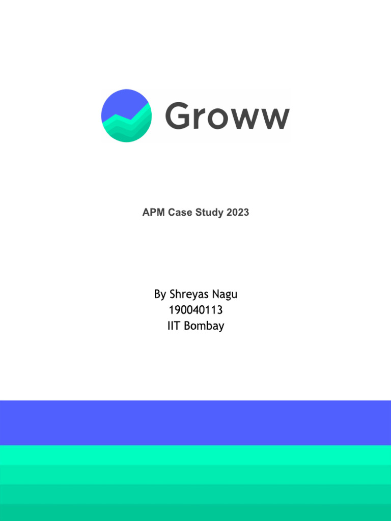 Groww APM Case Study 1699194842 | PDF