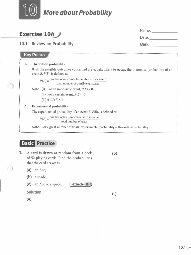 10 More About Probability | PDF