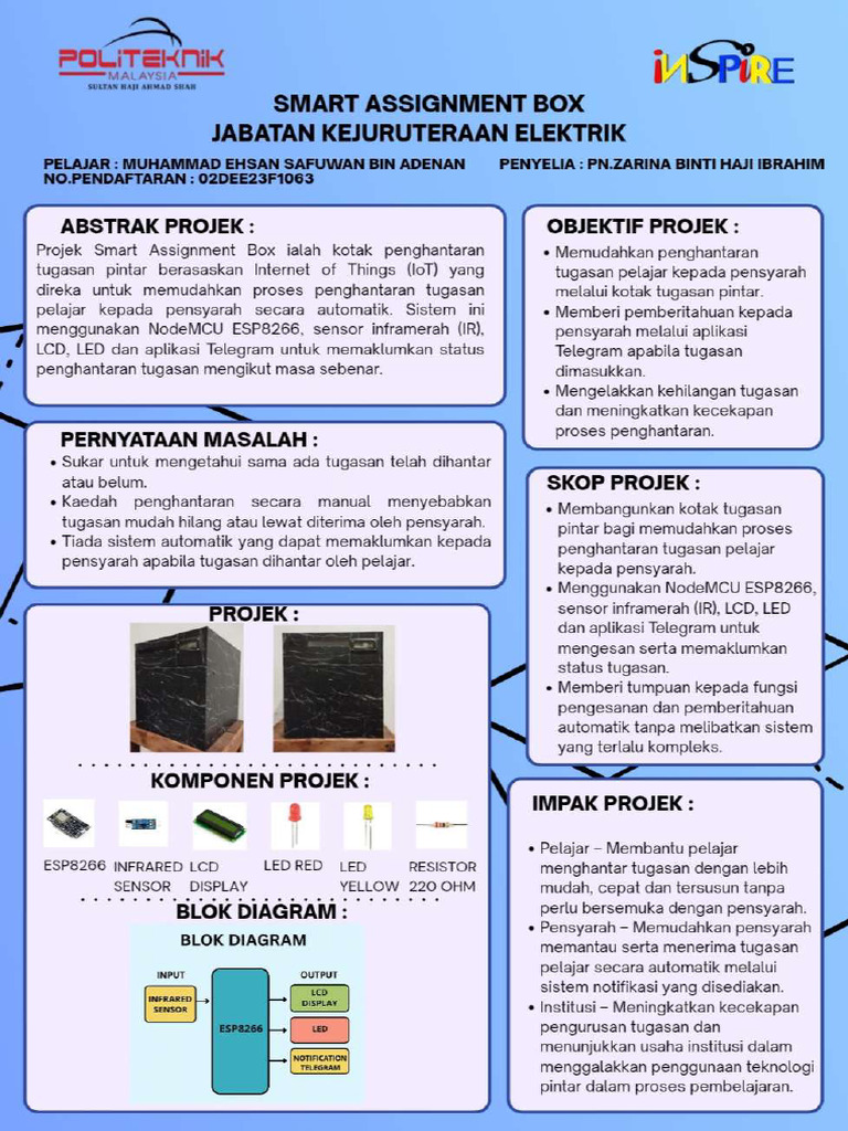 Poster Projek 02DEE23F1063 | PDF