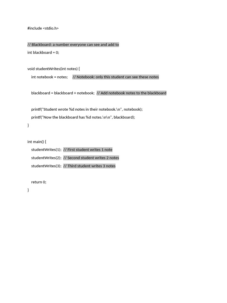 Variable Example | PDF