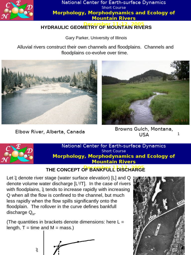 Mountain Rivers Hydra Ul Geom | PDF | River | Discharge (Hydrology)