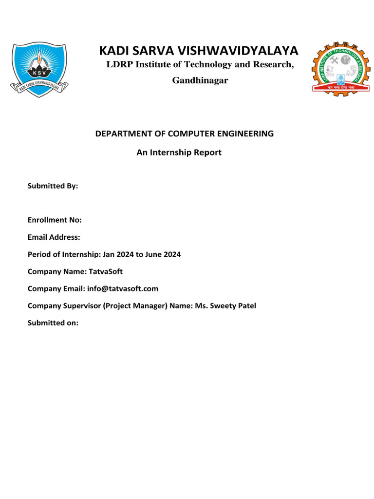157 Internship | PDF