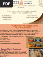 FSIS Meat Product Categorization Guide | PDF | Beef | Lamb And Mutton