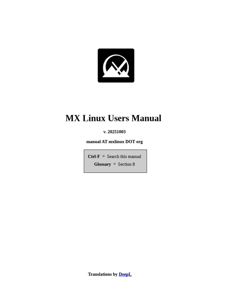 MX Linux User Manual 2025 Guide | PDF | Linux | Bios