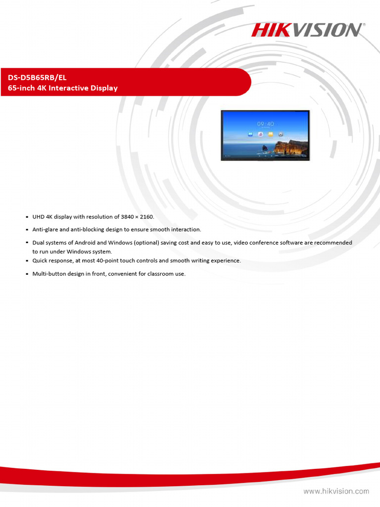 Ds-d5b65rb El Datasheet 20240325 | PDF | Ieee 802.11 | Wi Fi