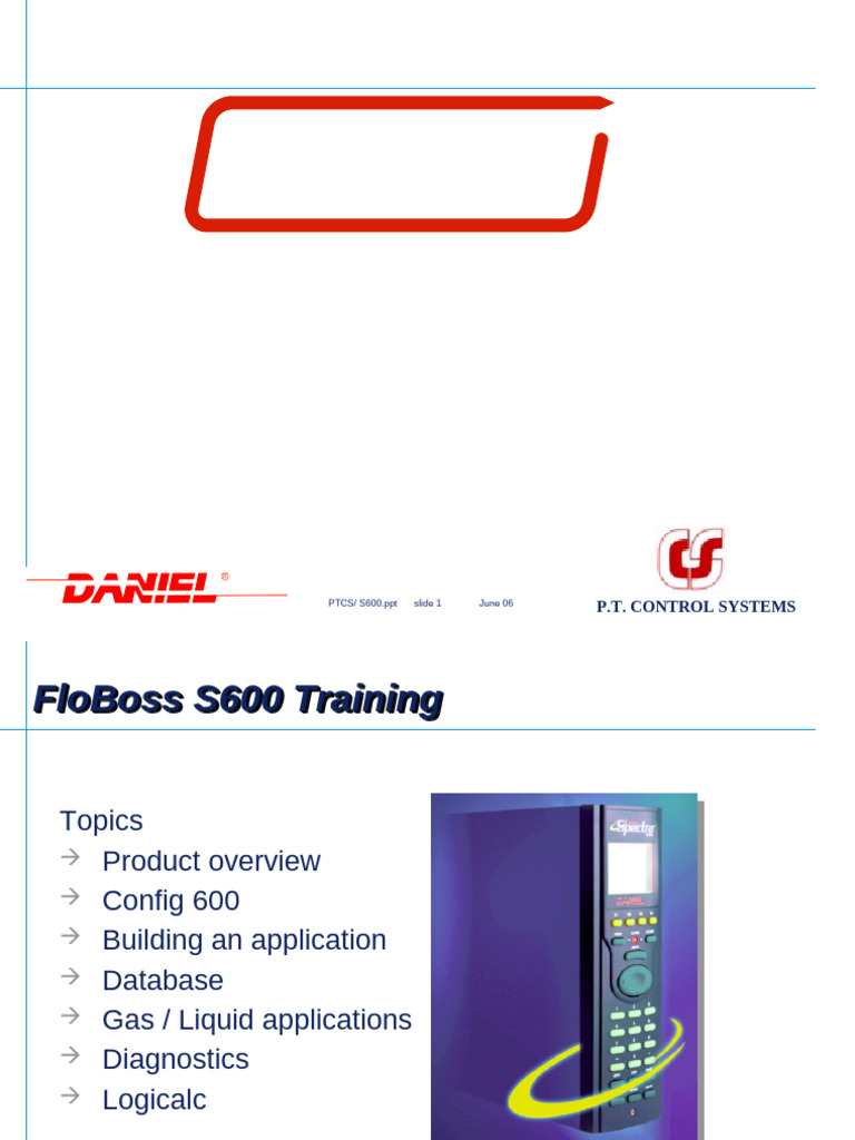 FloBoss S600 Control System Overview | PDF