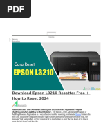 Epson L220 Adjustment Program Guide | PDF