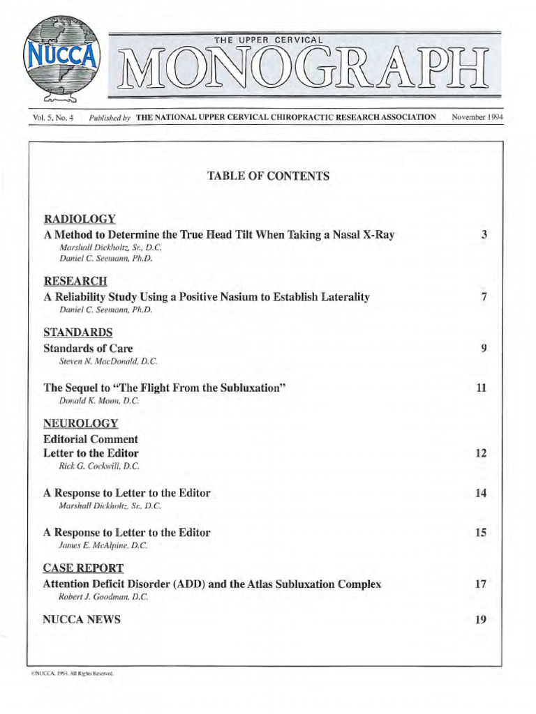 Monograph Assessment | PDF