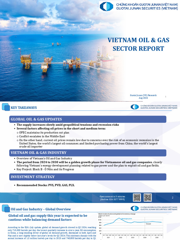 Vietnam Oil & Gas Midstream Insights | PDF | Natural Gas | Petroleum