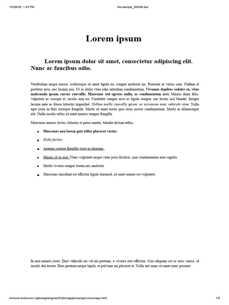 File Sample 500kB | PDF