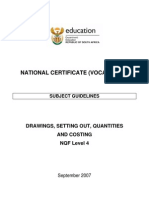 Subject Guidelines Drawings, Setting Out, Quantities & Costing L4.GSedit