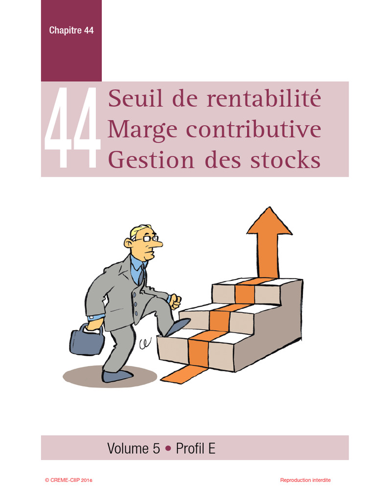 Seuil de rentabilité et marge contributive | PDF | Inventaire | Revenus