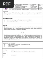 Laboratory 3 - Point Load Test