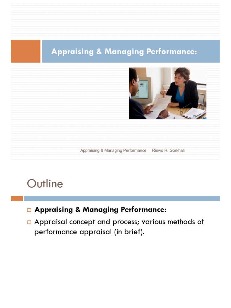 Performance Appraisal Methods Explained | PDF | Performance Appraisal ...