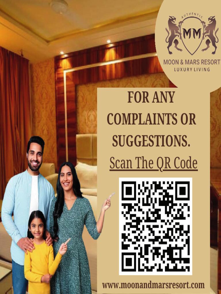 QR Code - Complaints & Suggestions - Rooms | PDF