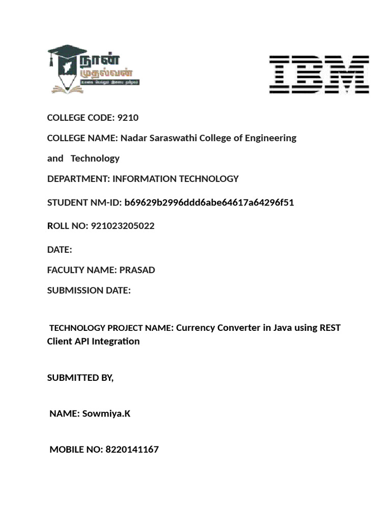 Java Currency Converter with REST API | PDF | Java (Programming ...