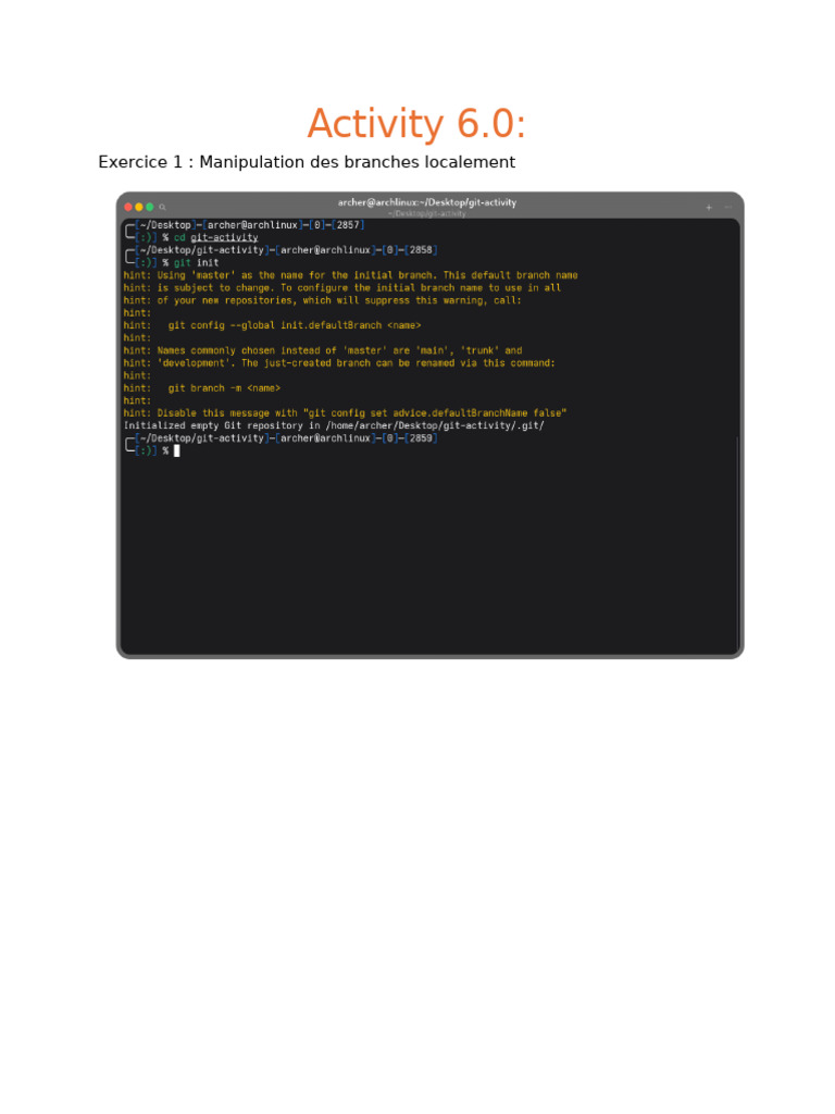 Fusion de branches Git : fn/tab et fn/footer | PDF