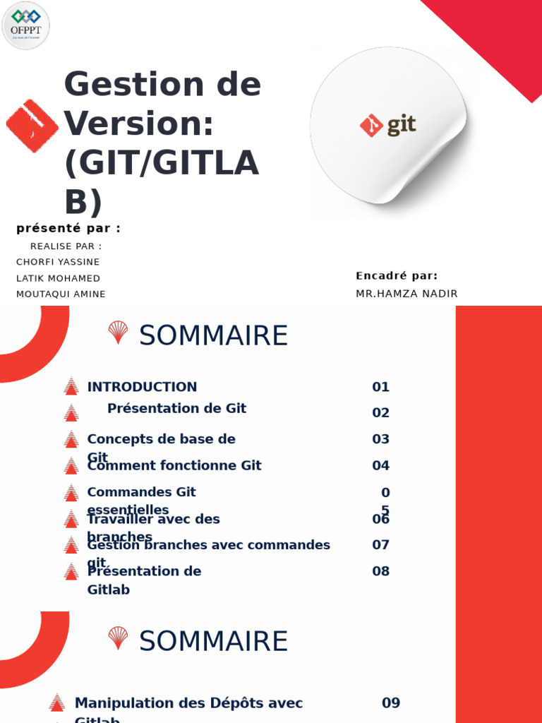 Guide complet sur Git et GitLab | PDF | Gestion de versions | Logiciel ...