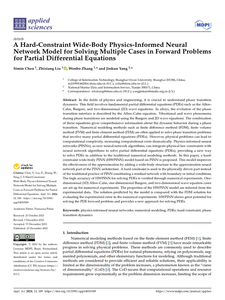 Hard-Constraint PINN for PDE Solutions | PDF | Partial Differential ...
