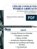 Solución de Conflictos del Pueblo Arhuaco E-MARC 2012