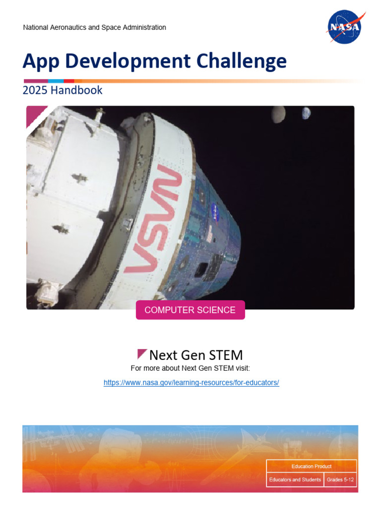 NASA App Development Challenge 2025 | PDF | Orion (Spacecraft) | Space ...