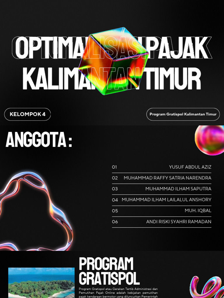 Program Gratispol Pajak Kaltim 2025 | PDF