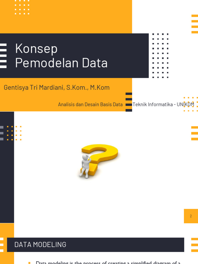 Pertemuan 2 - Konsep Pemodelan Data | PDF