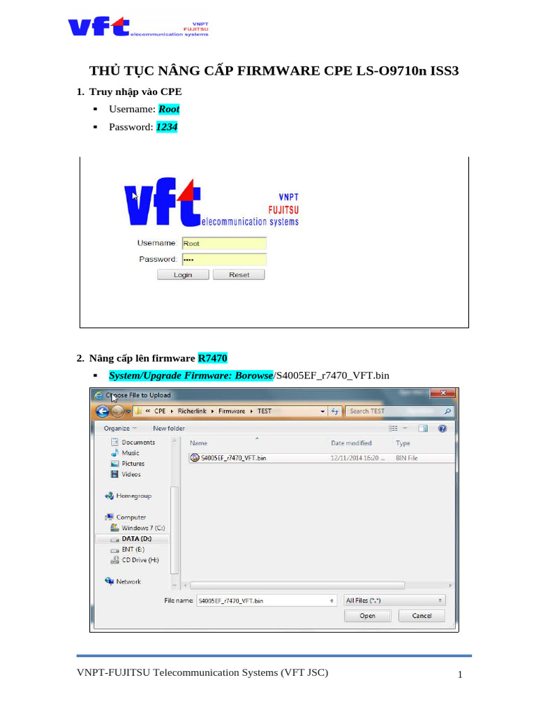 Firmware Upgrade Procedure | PDF