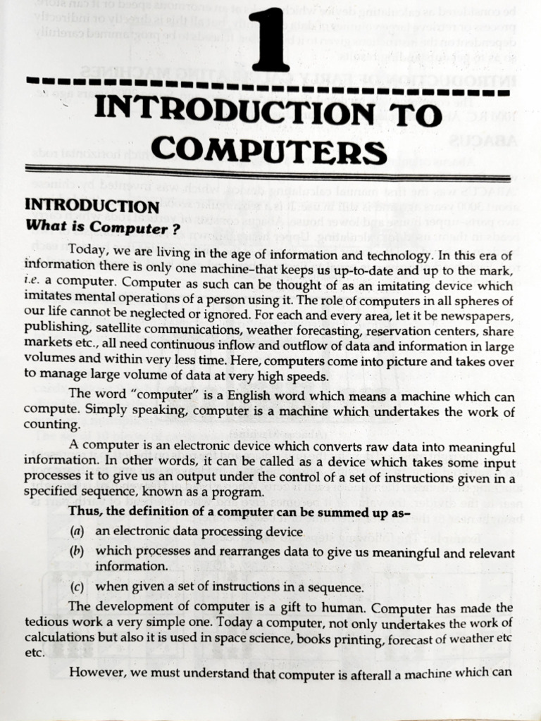 Unit 1 | PDF